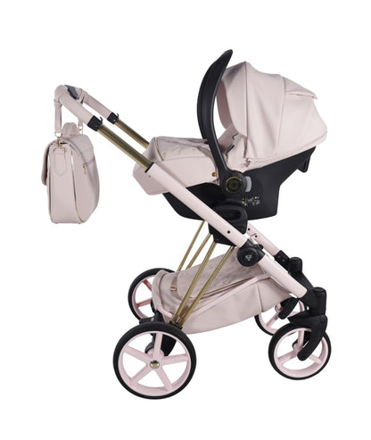 Junama Diamond CUBBY Kombi-Kinderwagen - Pink Gold