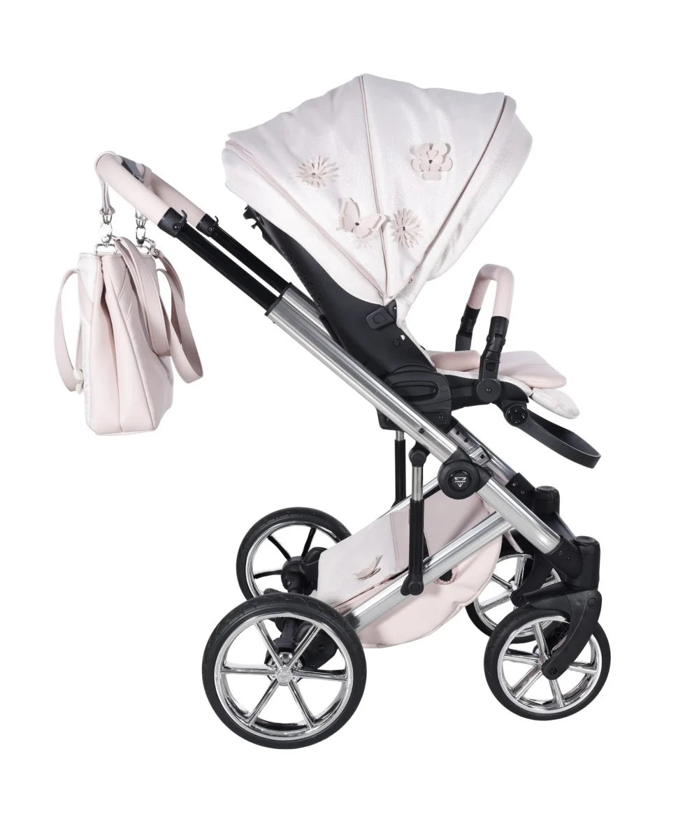 Junama Diamond Le Fleur Kombi-Kinderwagen - Pink