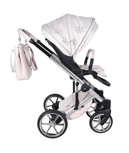 Junama Diamond Le Fleur Kombi-Kinderwagen - Pink