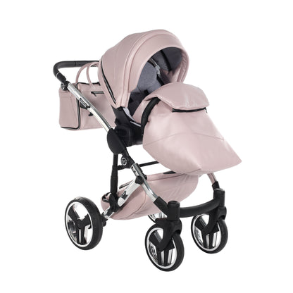 BUNDLE 6: Junama Diamond Fluo Line Kombi-Kinderwagen - - 06“ 3-in-1 SET