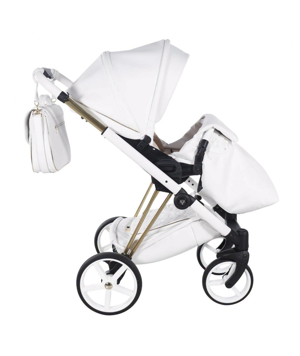 Junama Diamond CUBBY Kombi-Kinderwagen - White Gold