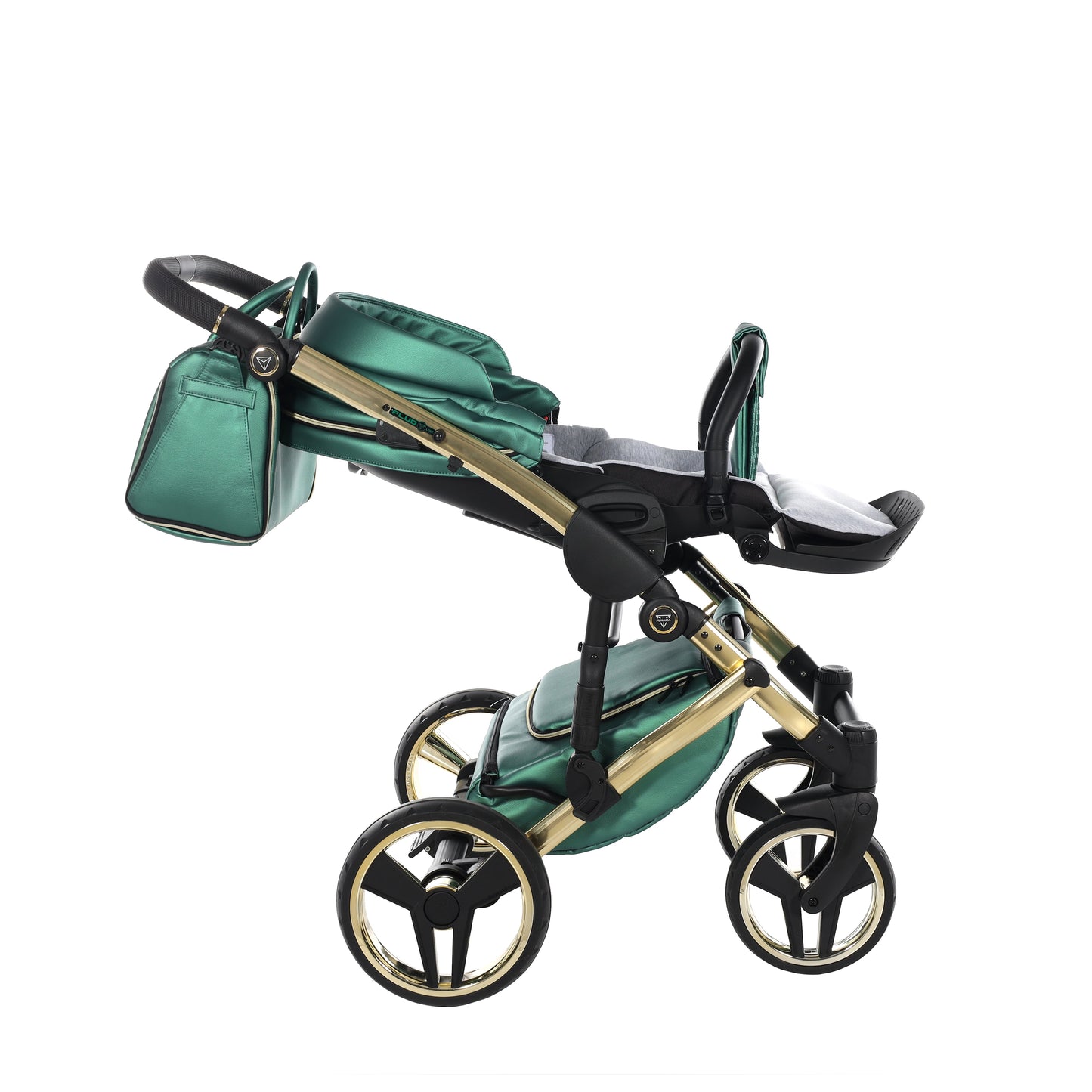BUNDLE 2: Junama Diamond Fluo Line Kombi-Kinderwagen - - 02“ 3-in-1 SET