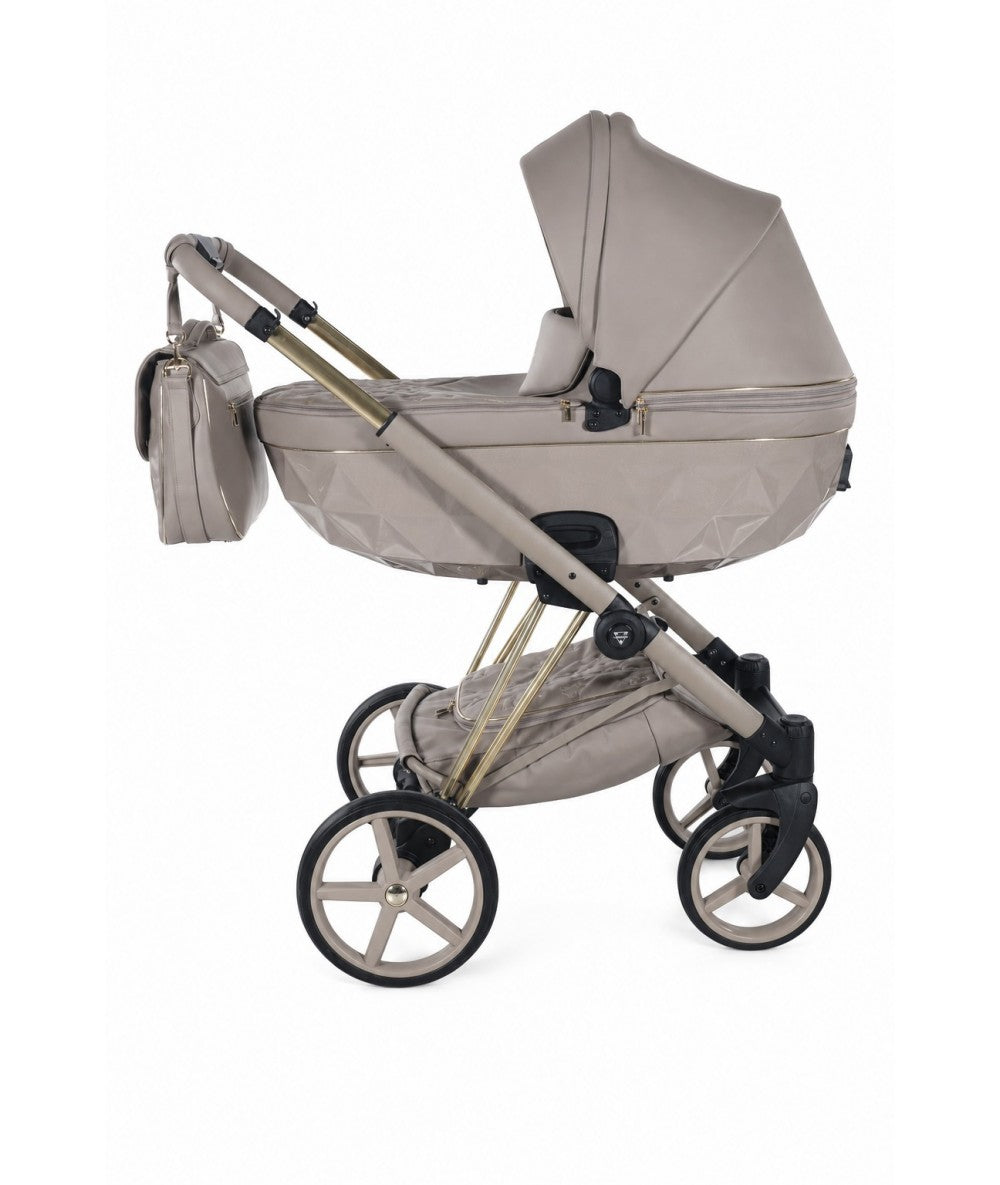 Junama Diamond CUBBY Kombi-Kinderwagen - Cappuccino
