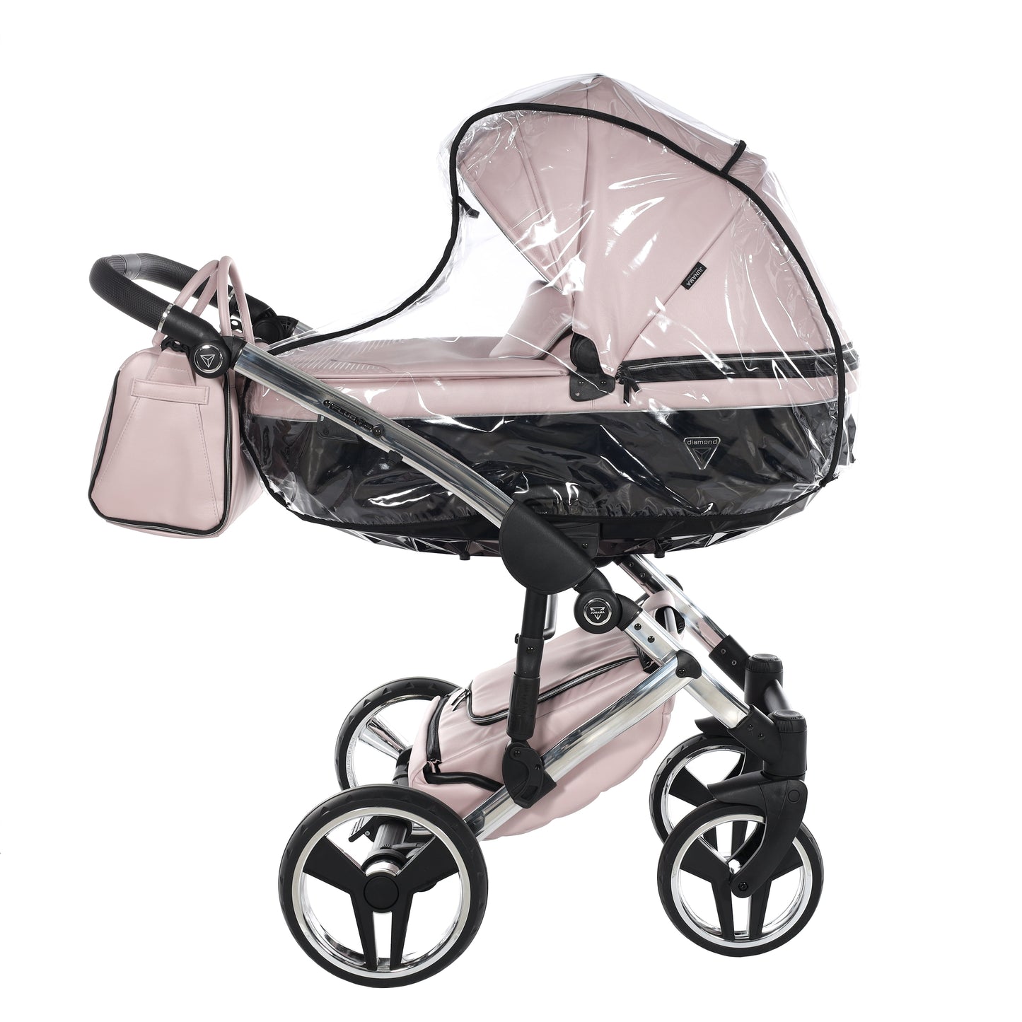 BUNDLE 6: Junama Diamond Fluo Line Kombi-Kinderwagen - - 06“ 3-in-1 SET