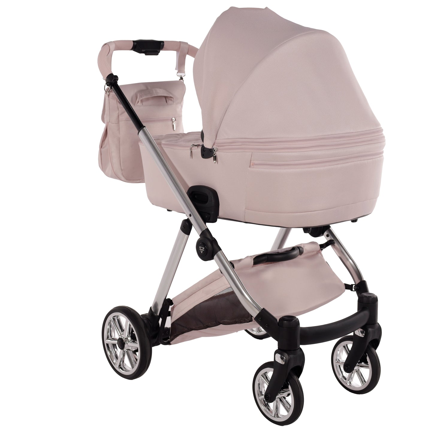 Junama Diamond Ellegante Kombi-Kinderwagen 
 - PINK