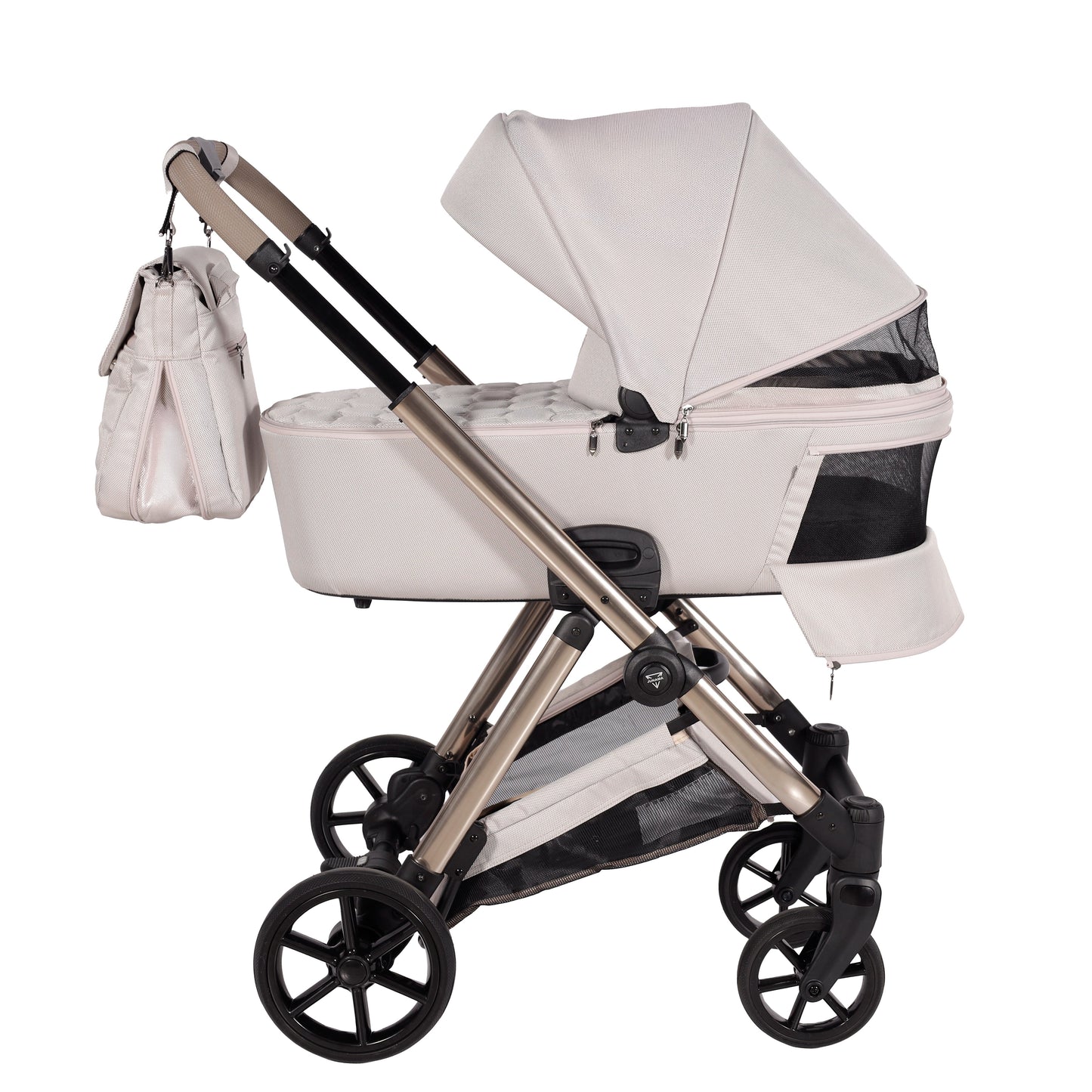 Junama Diamond Ellegante Kombi-Kinderwagen 
 - BEIGE