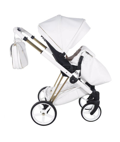 Junama Diamond CUBBY Kombi-Kinderwagen - White Gold