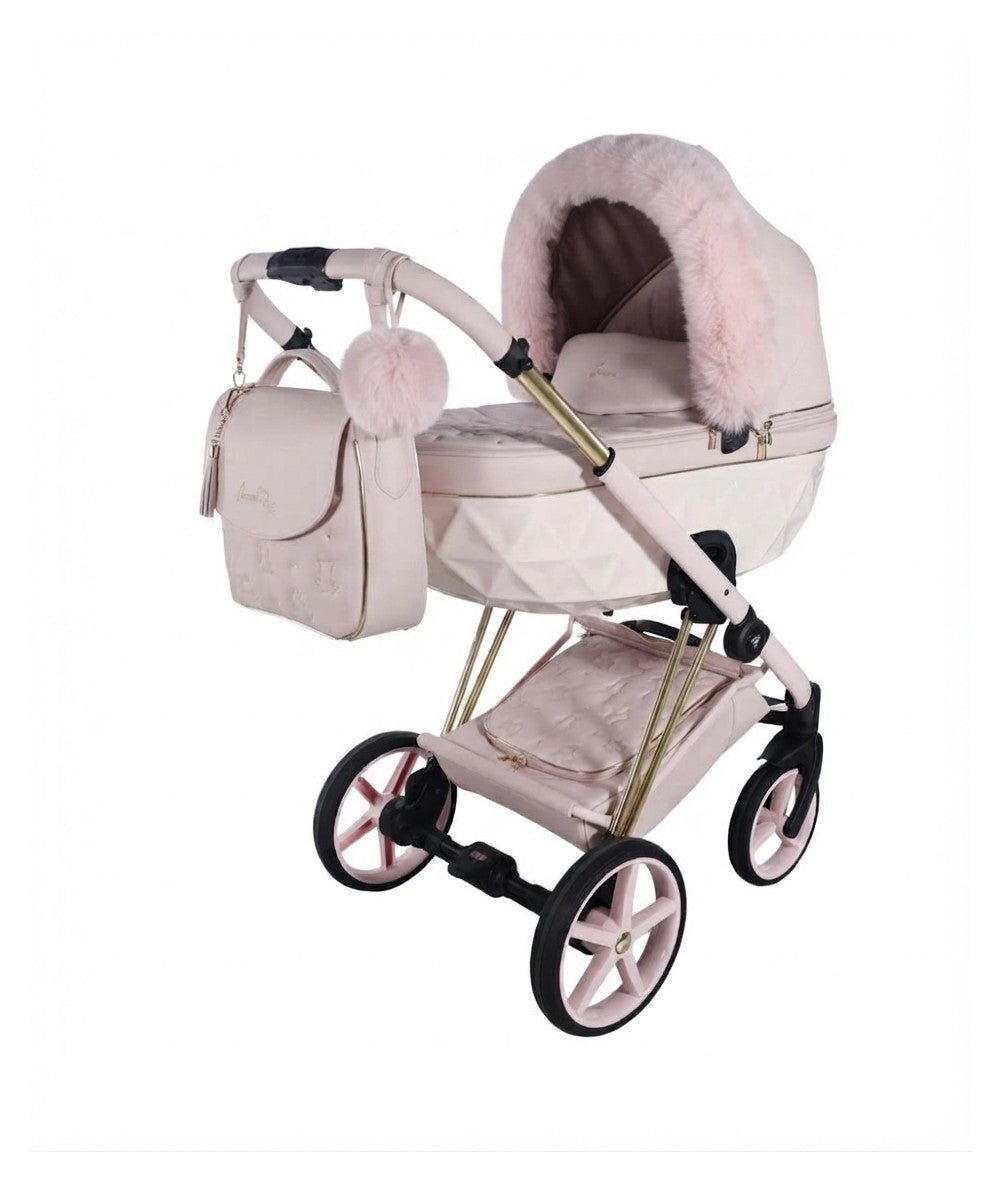 Junama Diamond CUBBY Kombi-Kinderwagen - Pink