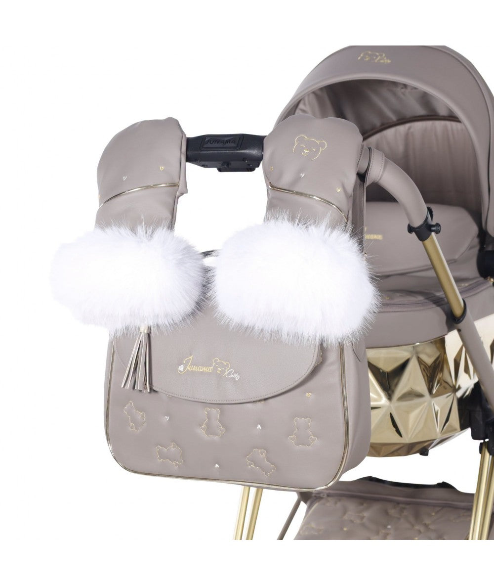 Junama Diamond CUBBY Kombi-Kinderwagen - Cappuccino Gold