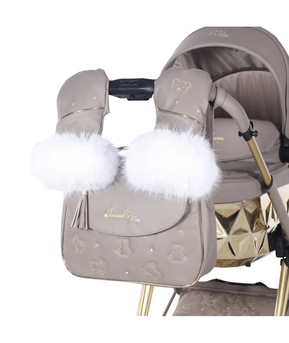 Junama Diamond CUBBY Kombi-Kinderwagen - Cappuccino Gold