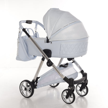 Junama Diamond Ellegante Lamé Kombi-Kinderwagen
- BABYBLUE