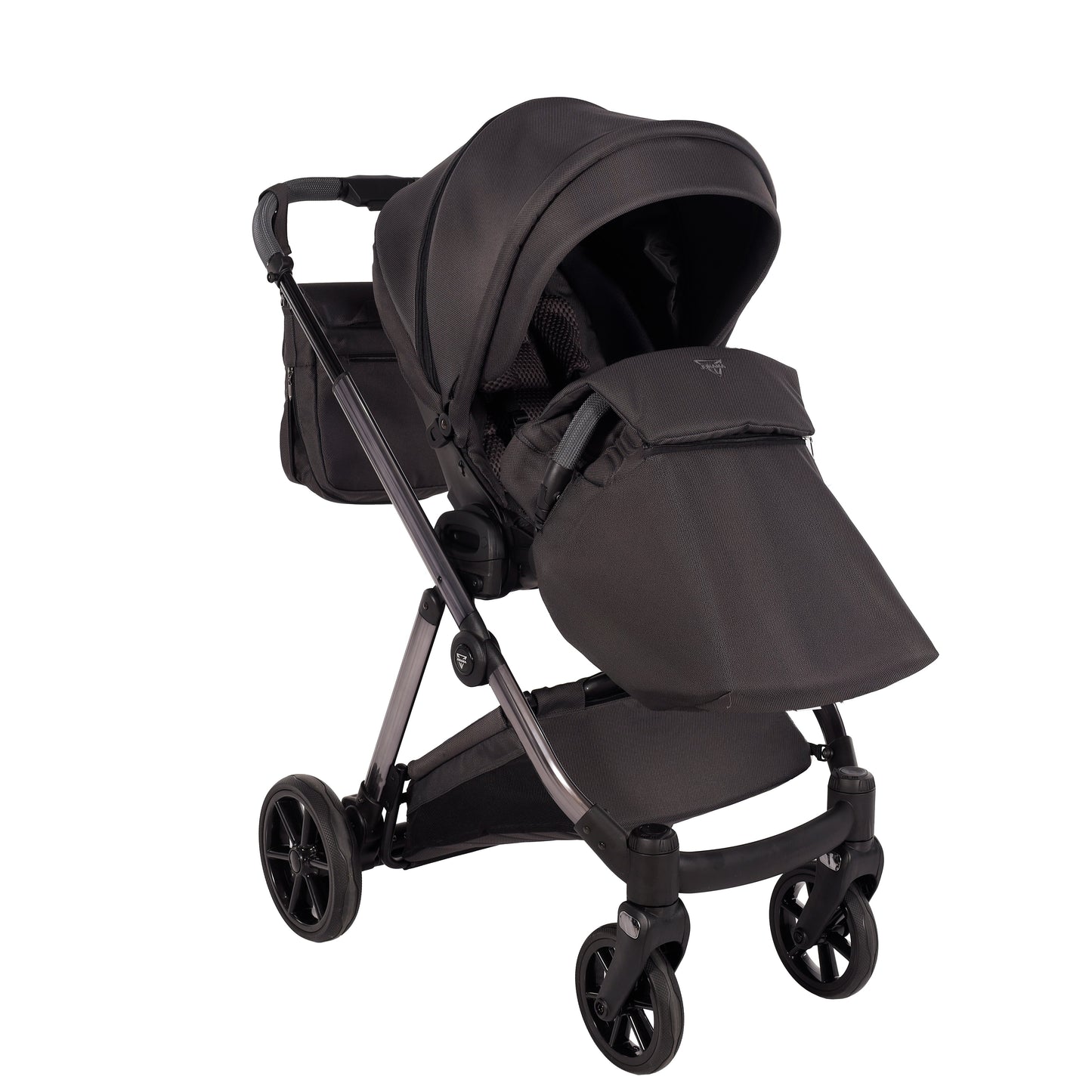 Junama Diamond Ellegante Kombi-Kinderwagen 
 - GRAPHITE