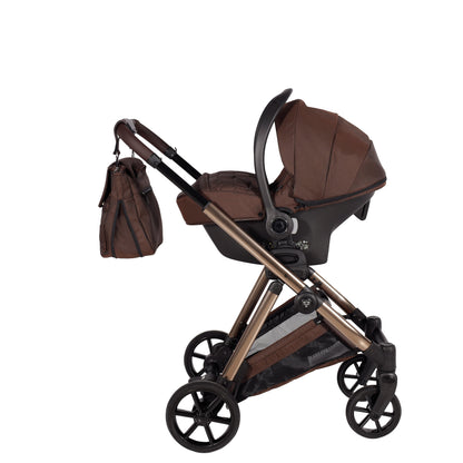 Junama Diamond Ellegante Kombi-Kinderwagen 
 - BROWN