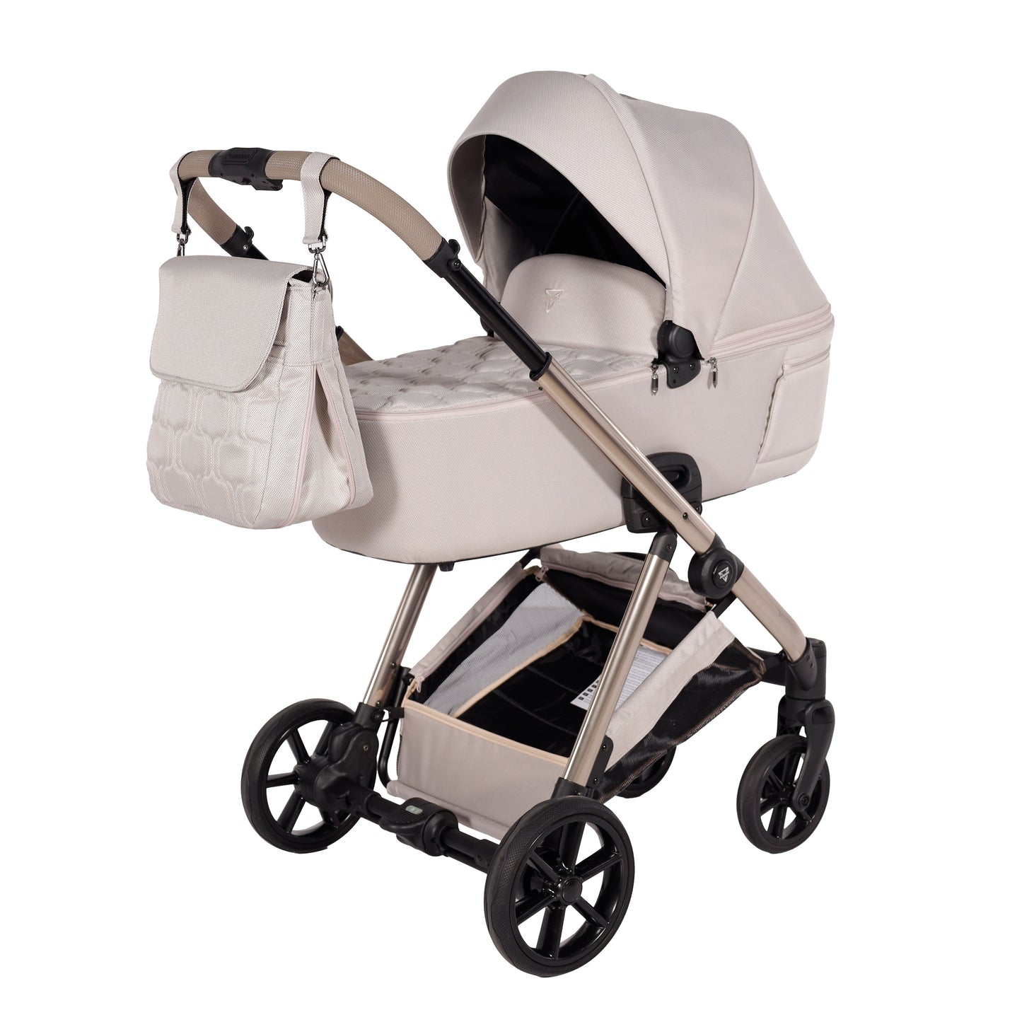 Junama Diamond Ellegante Kombi-Kinderwagen 
 - BEIGE