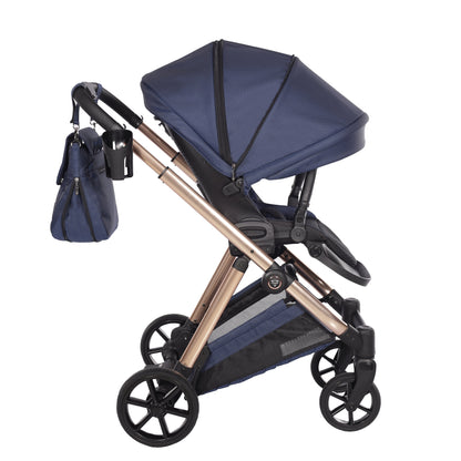 Junama Diamond Ellegante Kombi-Kinderwagen 
 - BLUE