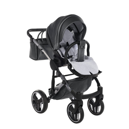 BUNDLE 5: Junama Diamond Fluo Line Kombi-Kinderwagen - - 05“ 3-in-1 SET