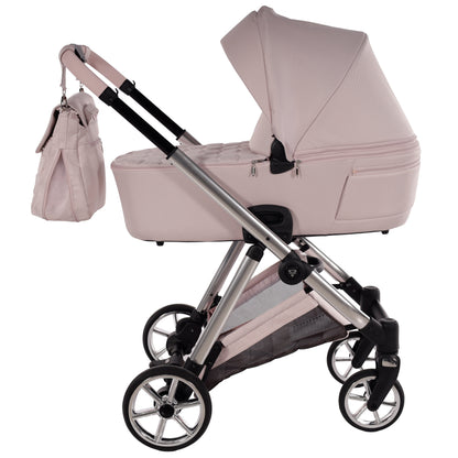 Junama Diamond Ellegante Kombi-Kinderwagen 
 - PINK