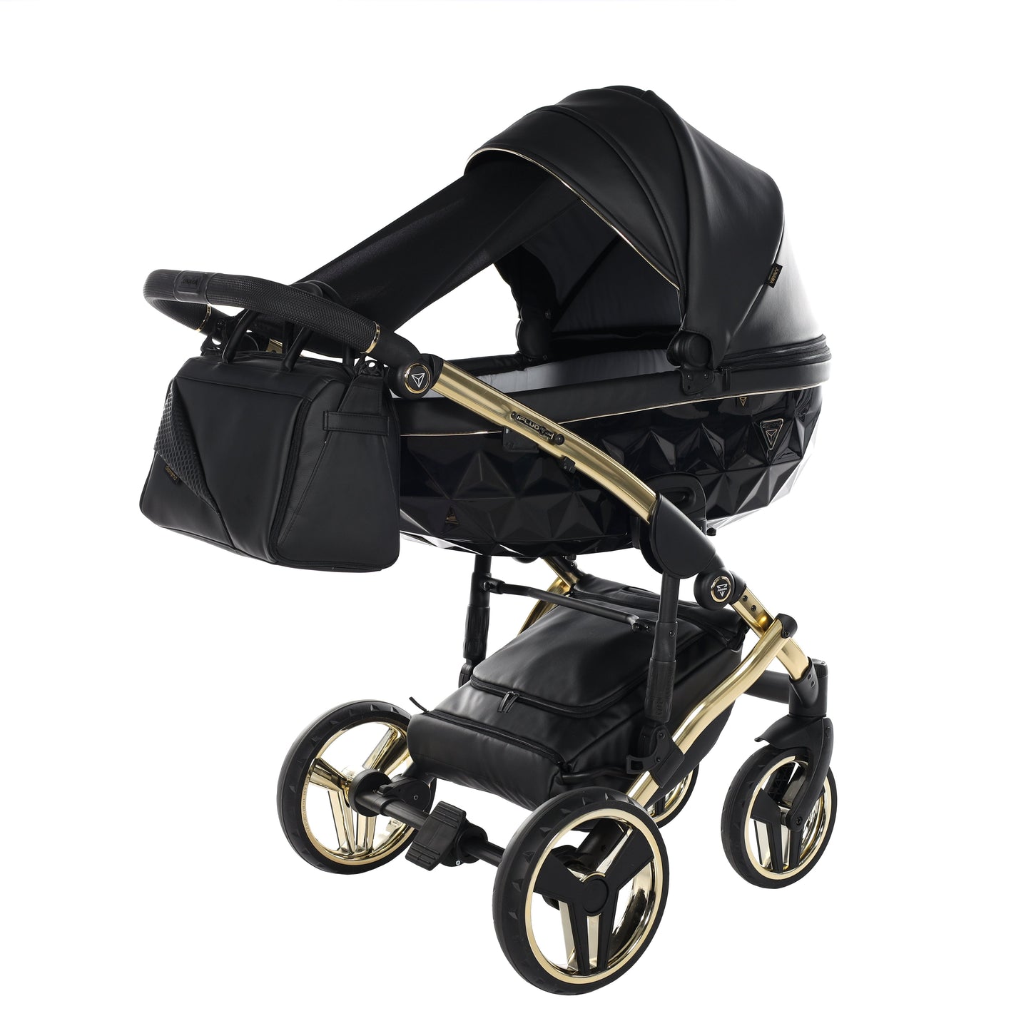 BUNDLE 4: Junama Diamond Fluo Line Kombi-Kinderwagen - - 04“ 3-in-1 SET