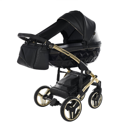 BUNDLE 4: Junama Diamond Fluo Line Kombi-Kinderwagen - - 04“ 3-in-1 SET