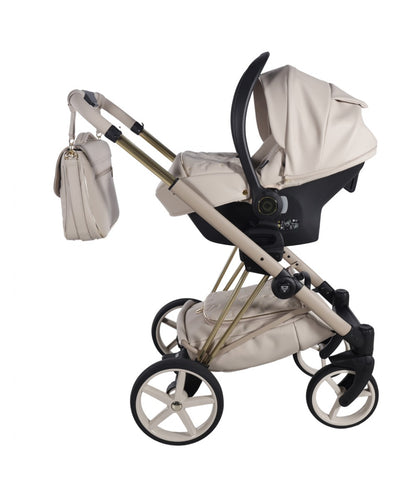 Junama Diamond CUBBY Kombi-Kinderwagen - Beige Gold