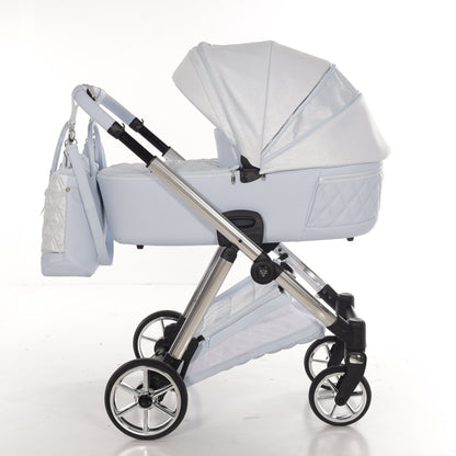 Junama Diamond Ellegante Lamé Kombi-Kinderwagen
- BABYBLUE