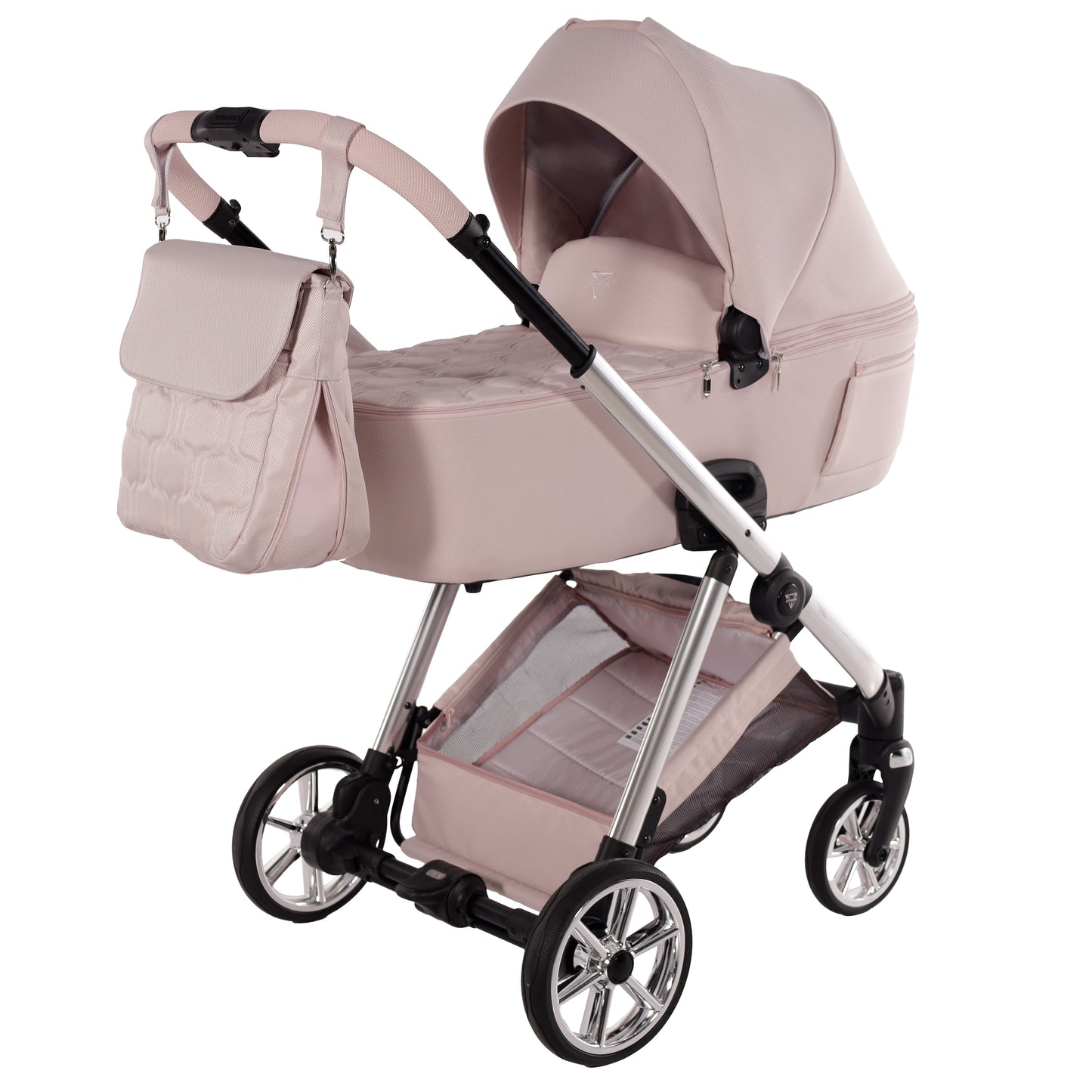 Junama Diamond Ellegante Kombi-Kinderwagen 
 - PINK