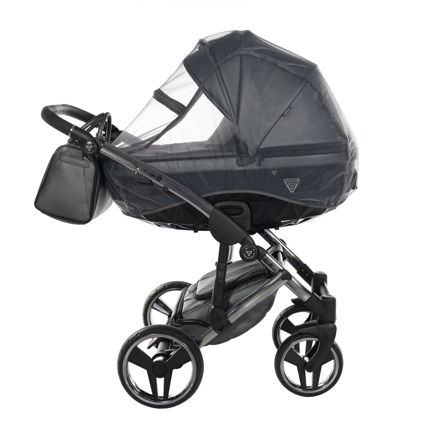 BUNDLE 5: Junama Diamond Fluo Line Kombi-Kinderwagen - - 05“ 3-in-1 SET