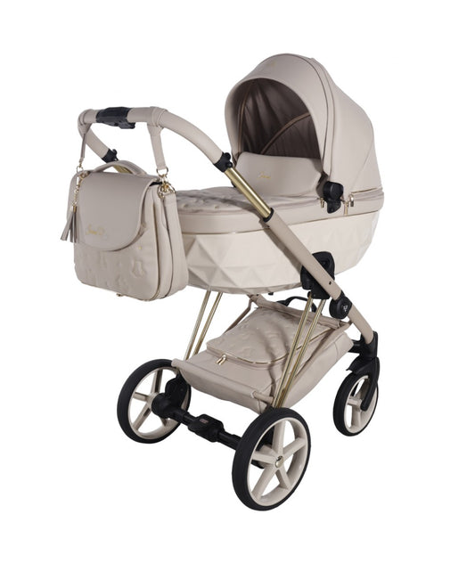 Junama Diamond CUBBY Kombi-Kinderwagen - Beige