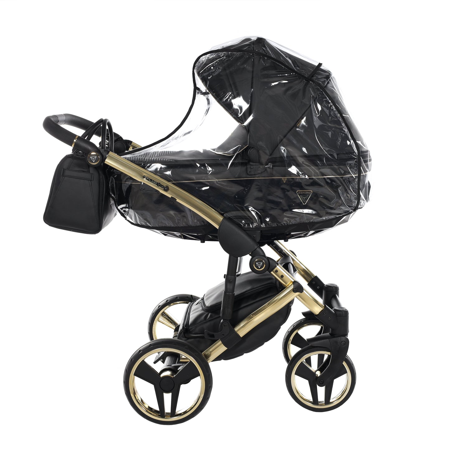 BUNDLE 4: Junama Diamond Fluo Line Kombi-Kinderwagen - - 04“ 3-in-1 SET