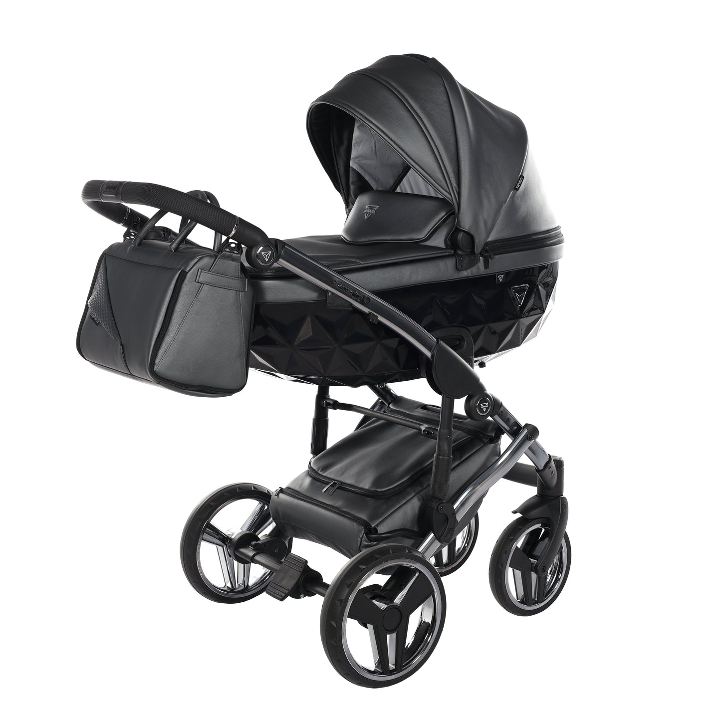BUNDLE 5: Junama Diamond Fluo Line Kombi-Kinderwagen - - 05“ 3-in-1 SET