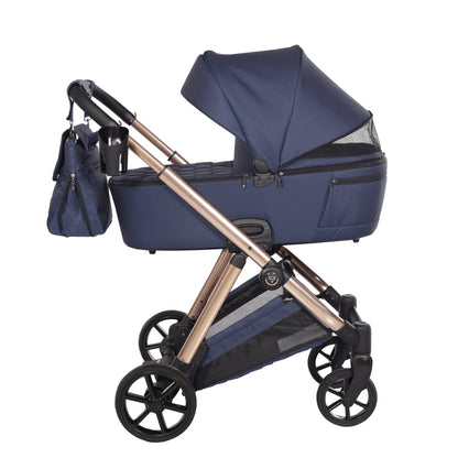 Junama Diamond Ellegante Kombi-Kinderwagen 
 - BLUE