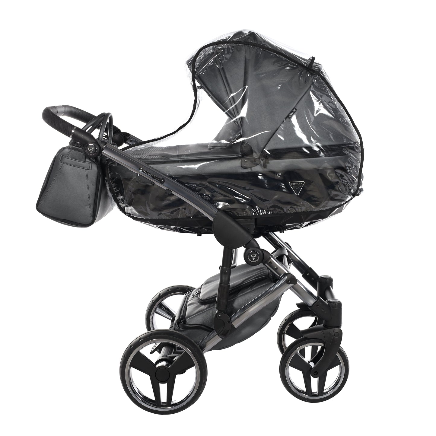 BUNDLE 5: Junama Diamond Fluo Line Kombi-Kinderwagen - - 05“ 3-in-1 SET