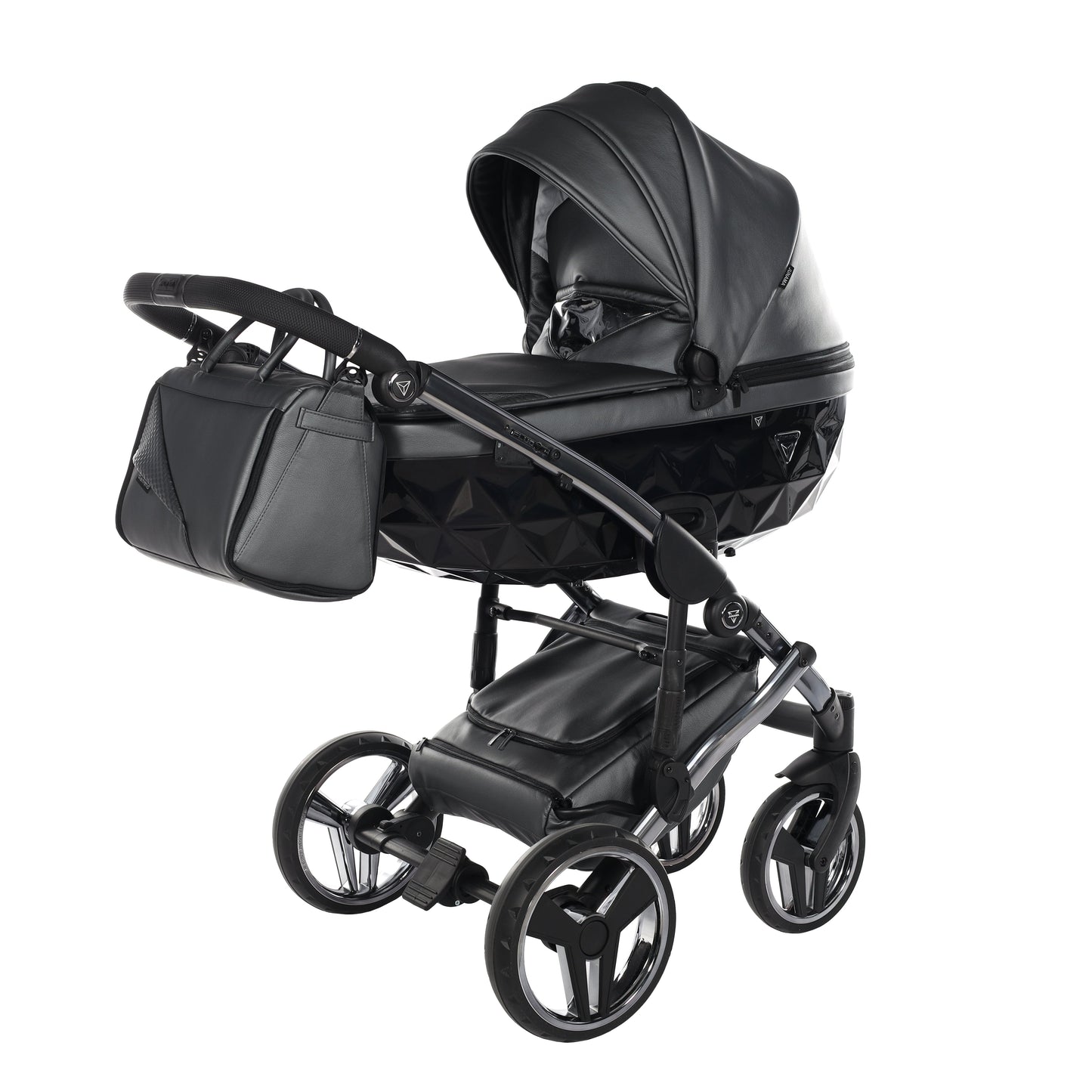 BUNDLE 5: Junama Diamond Fluo Line Kombi-Kinderwagen - - 05“ 3-in-1 SET