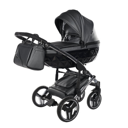 BUNDLE 5: Junama Diamond Fluo Line Kombi-Kinderwagen - - 05“ 3-in-1 SET