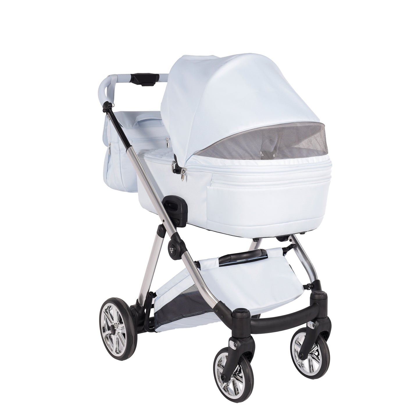 Junama Diamond Ellegante Kombi-Kinderwagen 
 - BABYBLUE