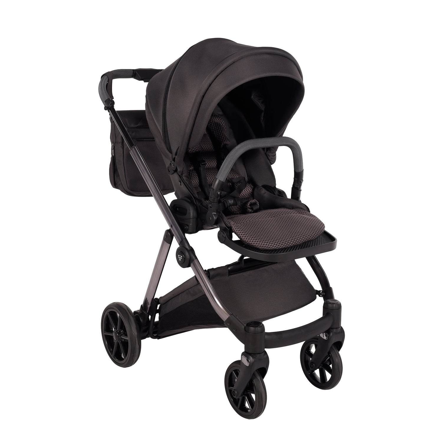 Junama Diamond Ellegante Kombi-Kinderwagen 
 - GRAPHITE