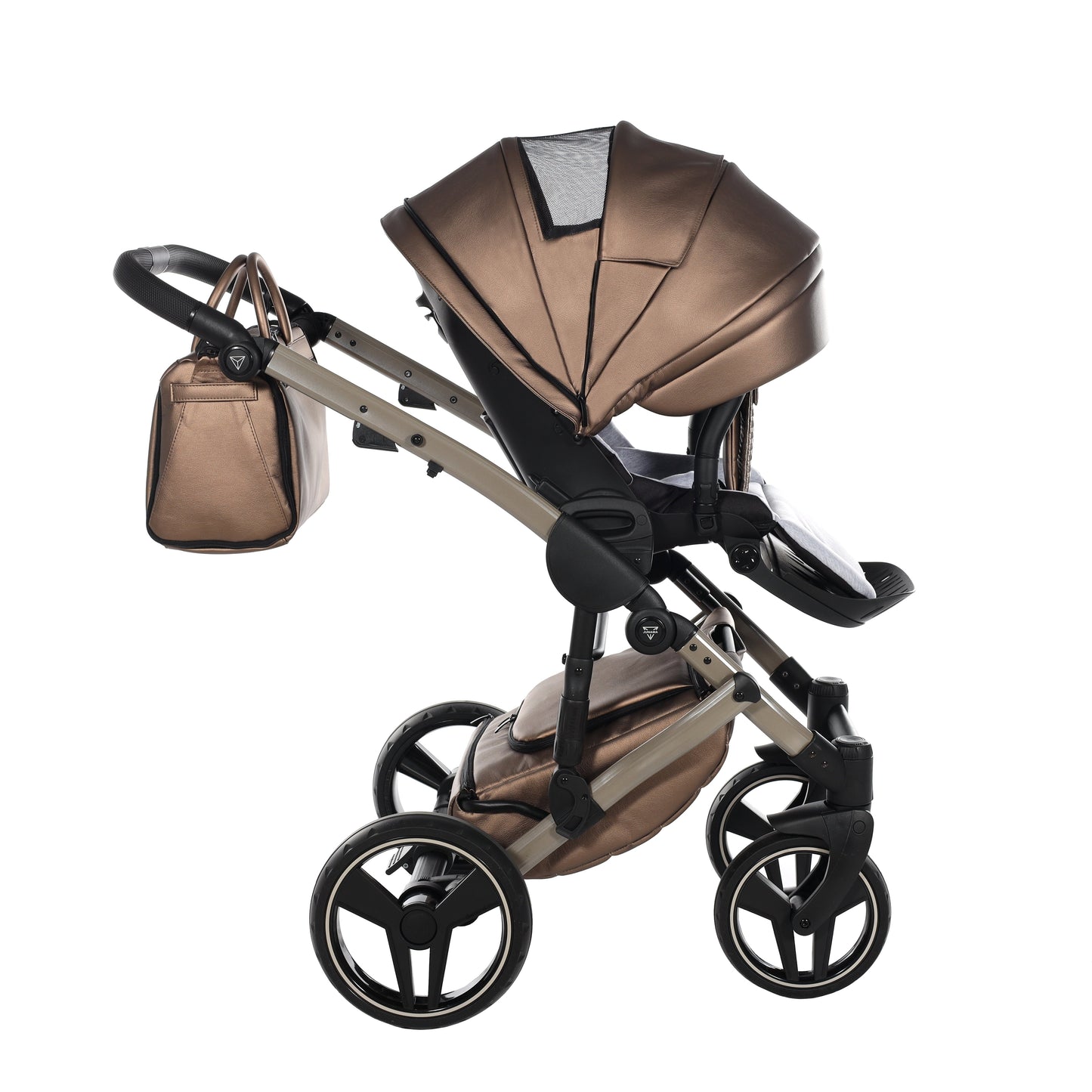 BUNDLE 3: Junama Diamond Fluo Line Kombi-Kinderwagen - - 03“ 3-in-1 SET