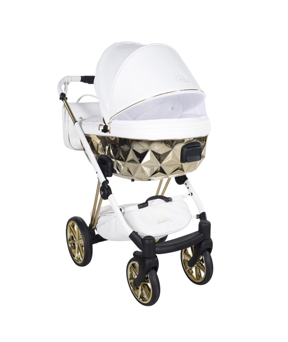 Junama Diamond CUBBY Kombi-Kinderwagen - White Gold