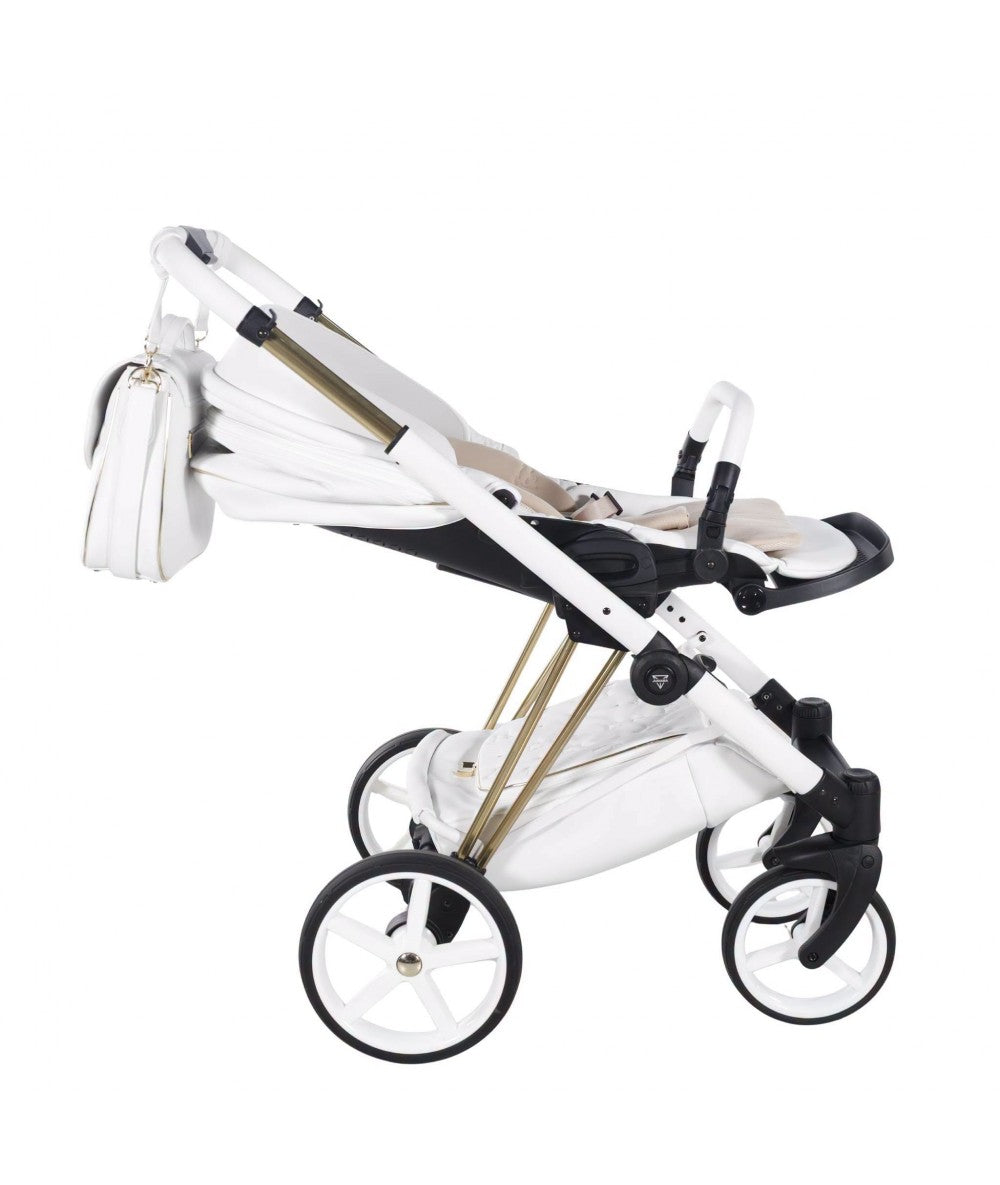 Junama Diamond CUBBY Kombi-Kinderwagen - White Gold