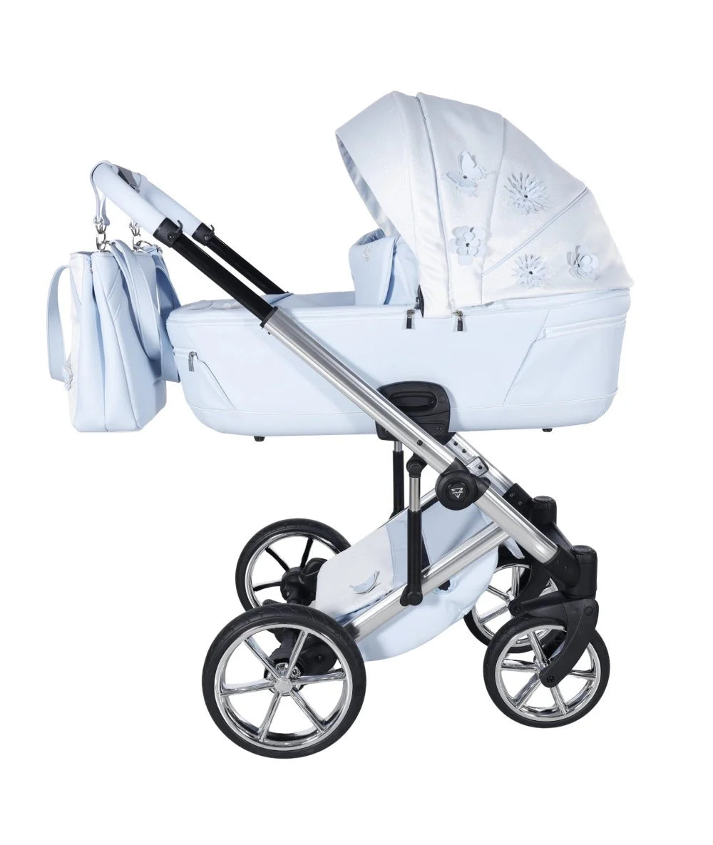 Junama Diamond Le Fleur Kombi-Kinderwagen - Blue