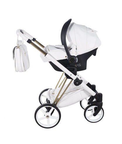 Junama Diamond CUBBY Kombi-Kinderwagen - White Gold