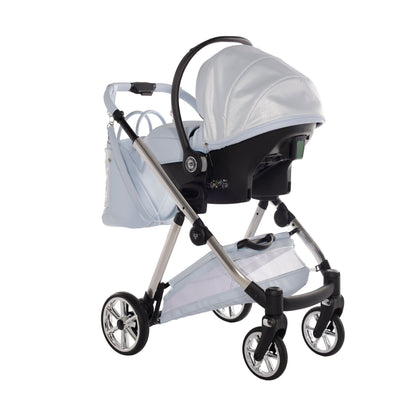 Junama Diamond Ellegante Lamé Kombi-Kinderwagen
- BABYBLUE