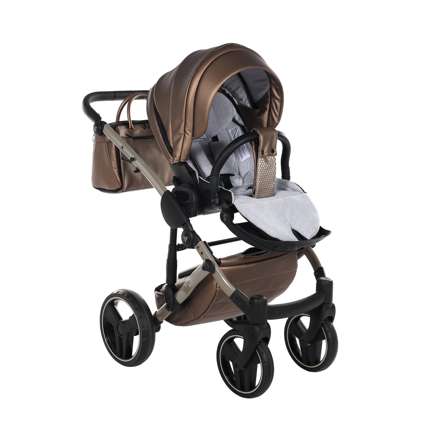 Junama Diamond Fluo-Pink Line Combi Stroller