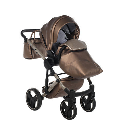 Junama Diamond Fluo-Pink Line Combi Stroller