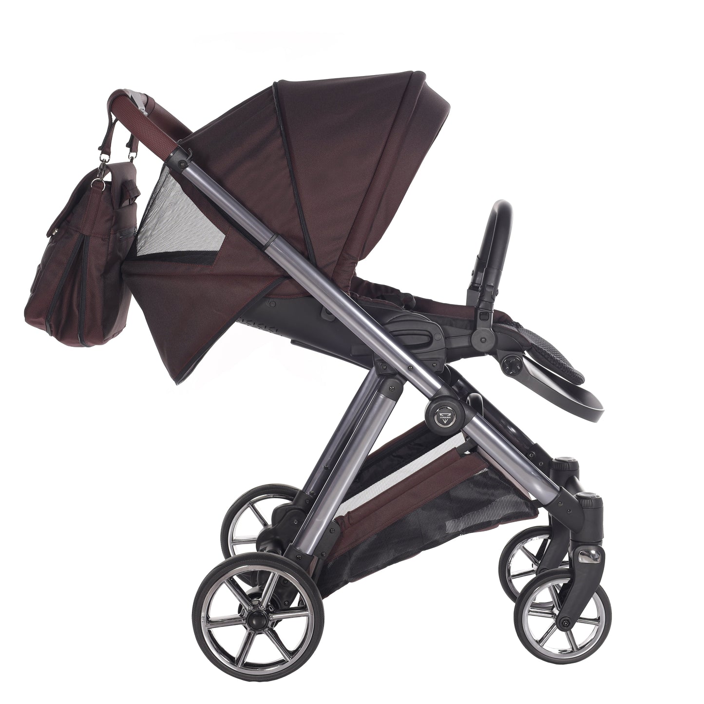 Junama Diamond Ellegante Kombi-Kinderwagen 
 - RED
