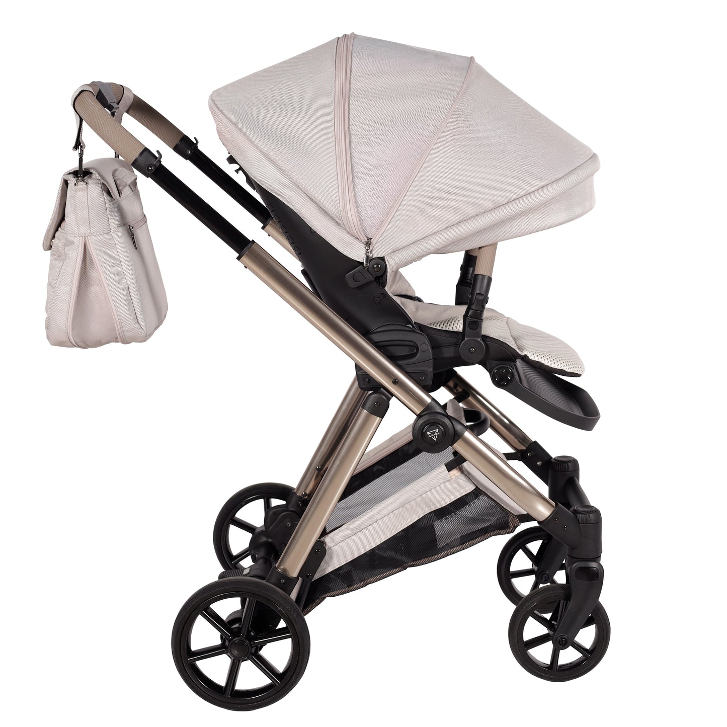 Junama Diamond Ellegante Kombi-Kinderwagen 
 - BEIGE