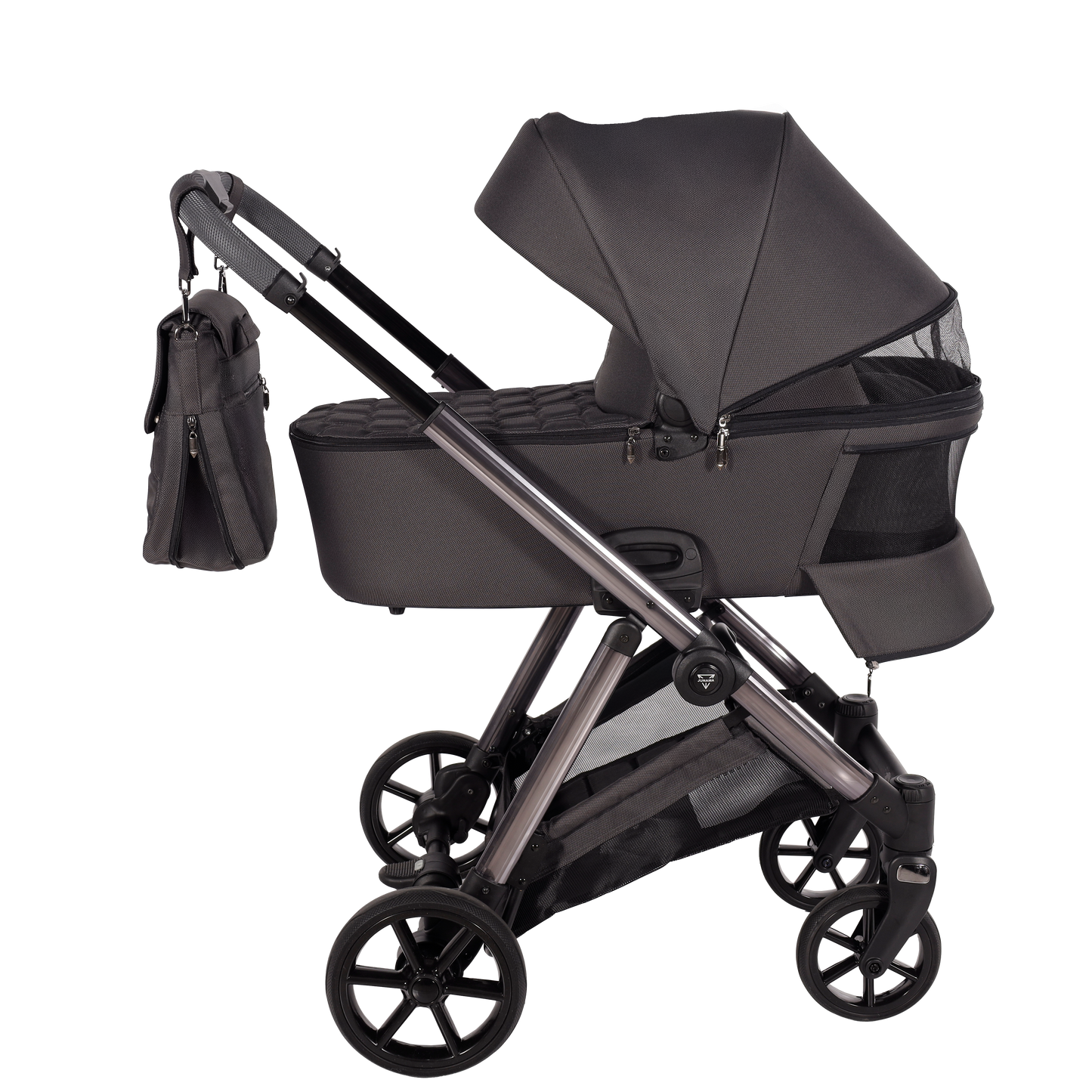 Junama Diamond Ellegante Kombi-Kinderwagen 
 - GRAPHITE