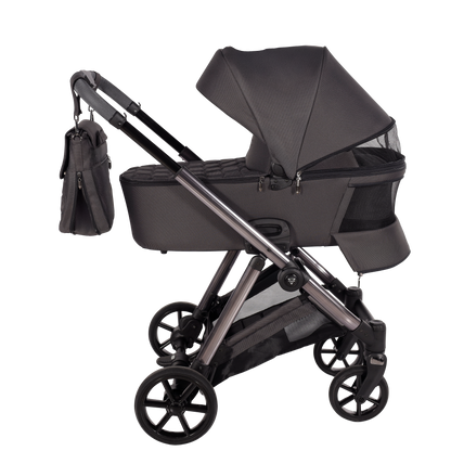 Junama Diamond Ellegante Kombi-Kinderwagen 
 - GRAPHITE