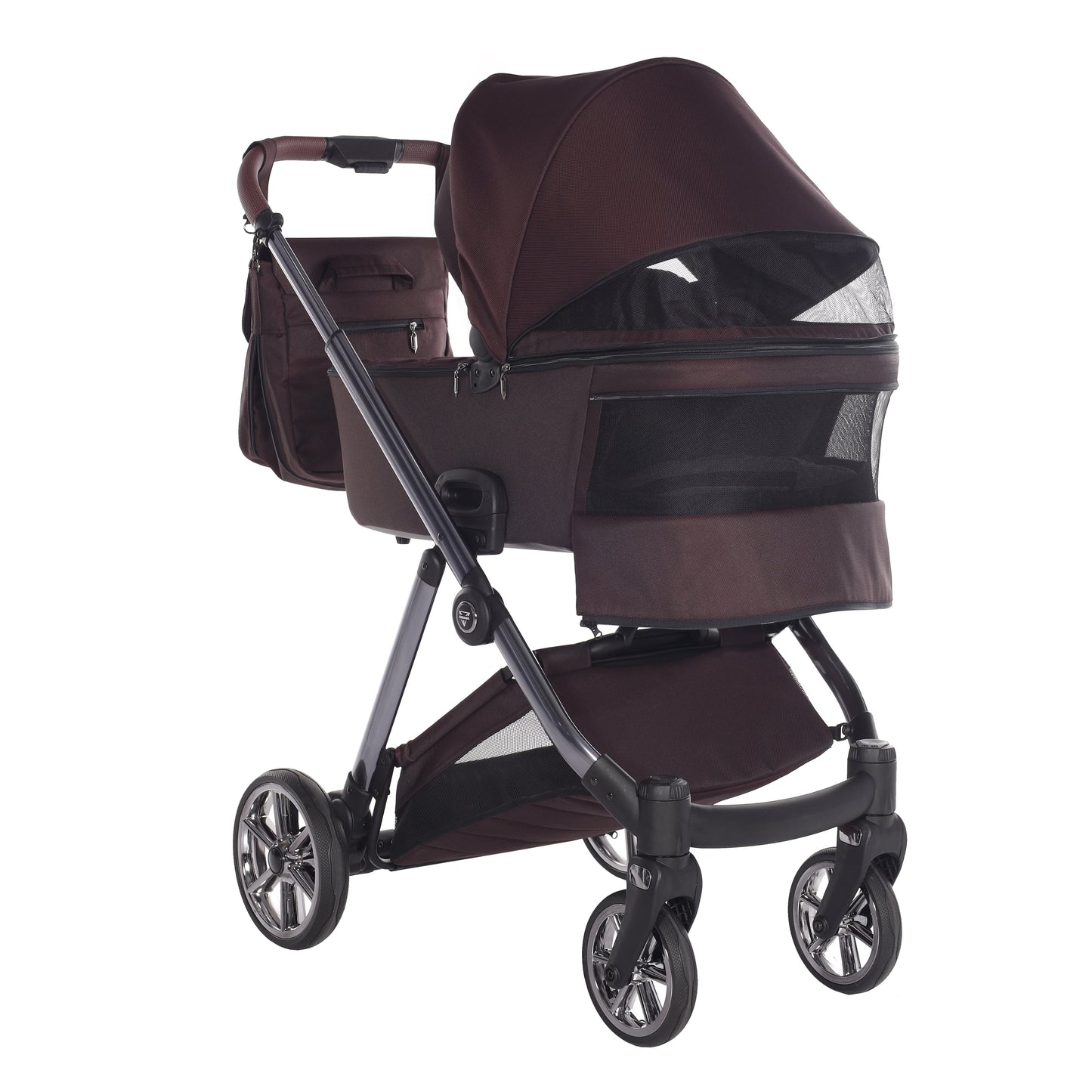 Junama Diamond Ellegante Kombi-Kinderwagen 
 - RED