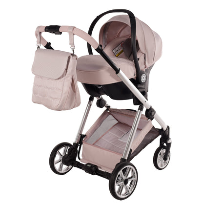 Junama Diamond Ellegante Kombi-Kinderwagen 
 - PINK